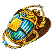 Gilded Divination Scarab inventory icon
